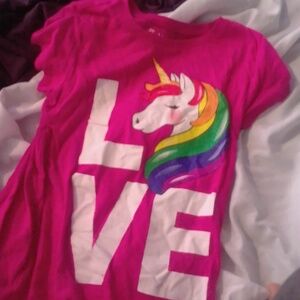 Girls Unicorn Shirt